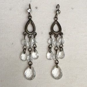 Clear Dangle Earrings